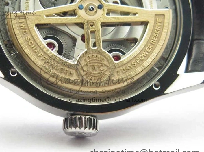 MIROTIME 0216 Portugieser Perpetual Calendar IW503301 V9F 1:1 Best Edition Silver Dial on Black Leather Strap A EyeCatching 7116